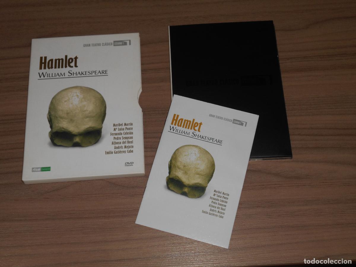 Cine: HAMLET Edicion Especial DVD + LIBRO 24 Pag. WILLIAM SHAKESPEARE Maribel Martin COMO NUEVA