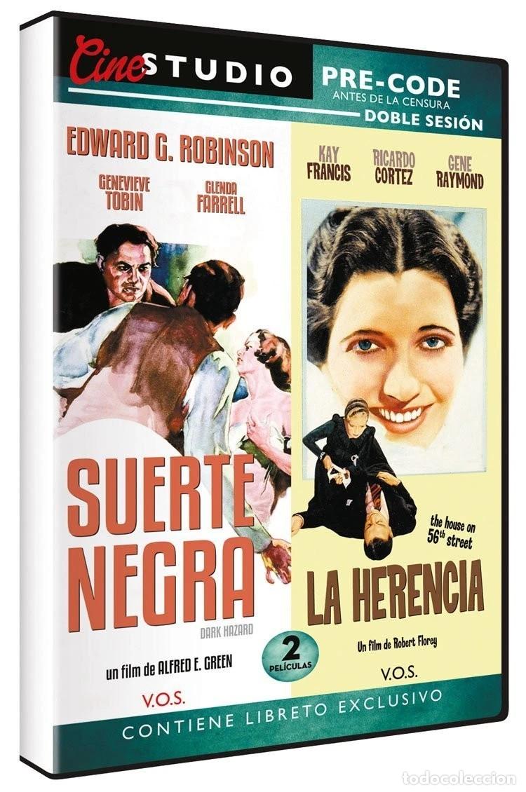 Cinema: Cine Studio Doble Sesi&oacute;n Pre-Code: Suerte Negra (Dark Hazard) 1934 V.O.S. La Herencia (The House on