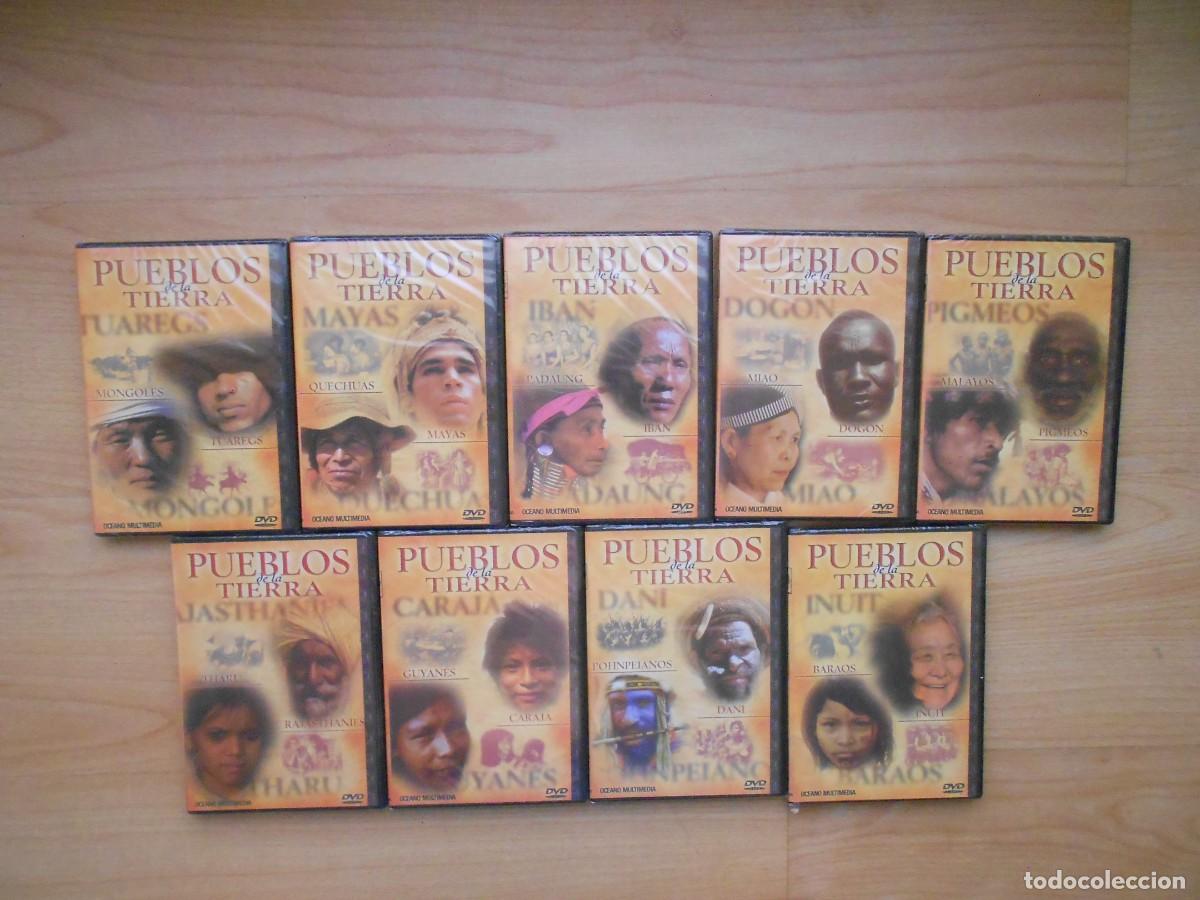 Cine: PUEBLOS de la TIERRA - COLECCION casi COMPLETA 9 DVDs ( solo falat 1 ) DOCUMENTALES - 1&euro;y+