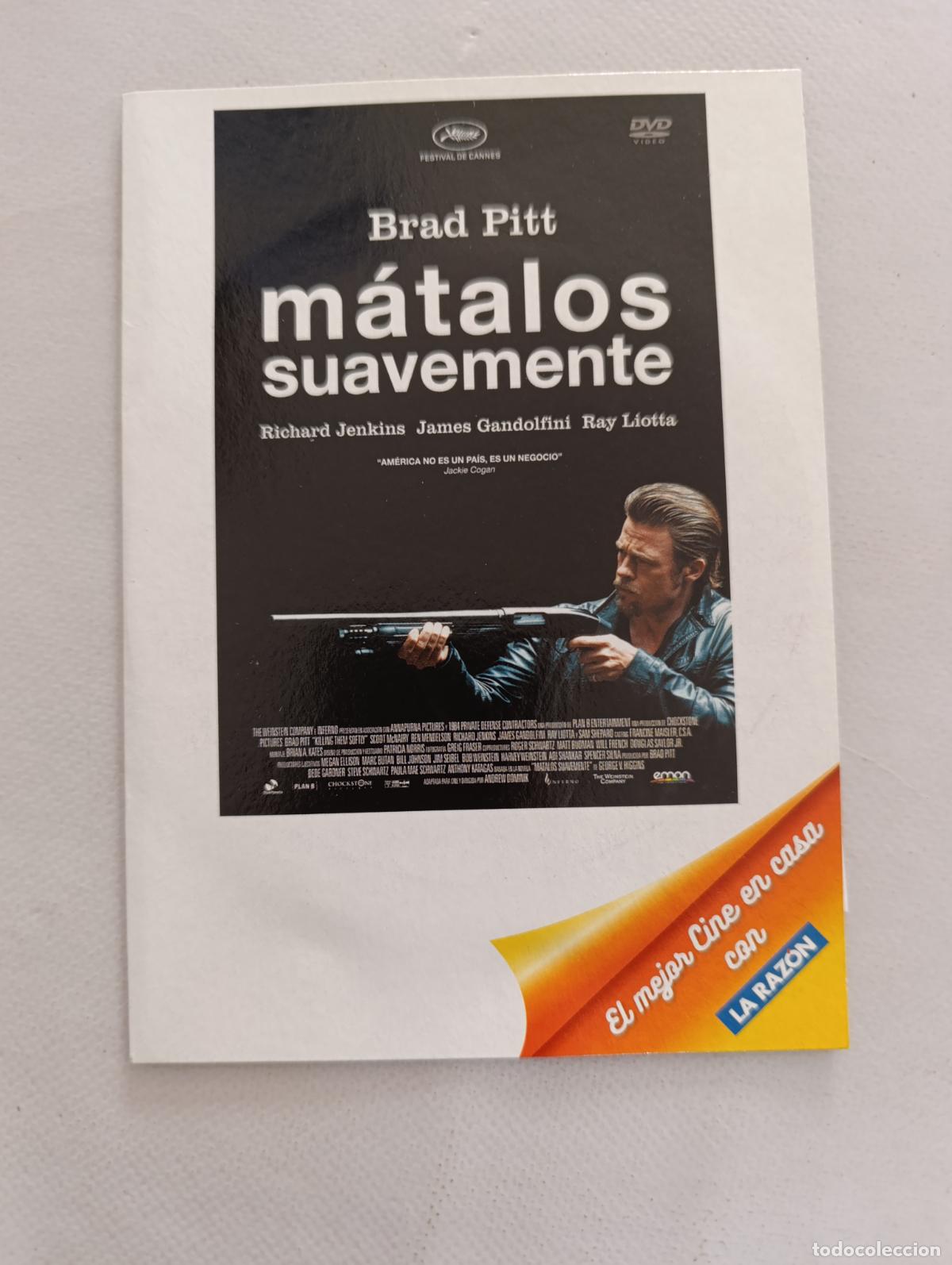 Cine: DVD MATALOS SUAVEMENTE - BRAD PITT - FUNDA FINA CARTON (L8)
