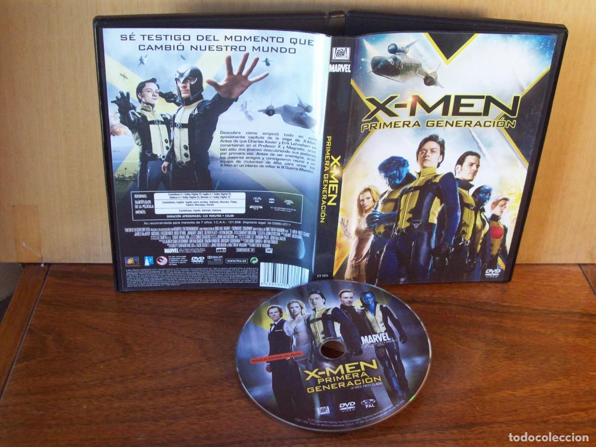 Cine: X - MEN PRIMERA GENERACION - JAMEX MvAVOY - MICHAEL FASSENDER - ROSE BYRNE - DVD