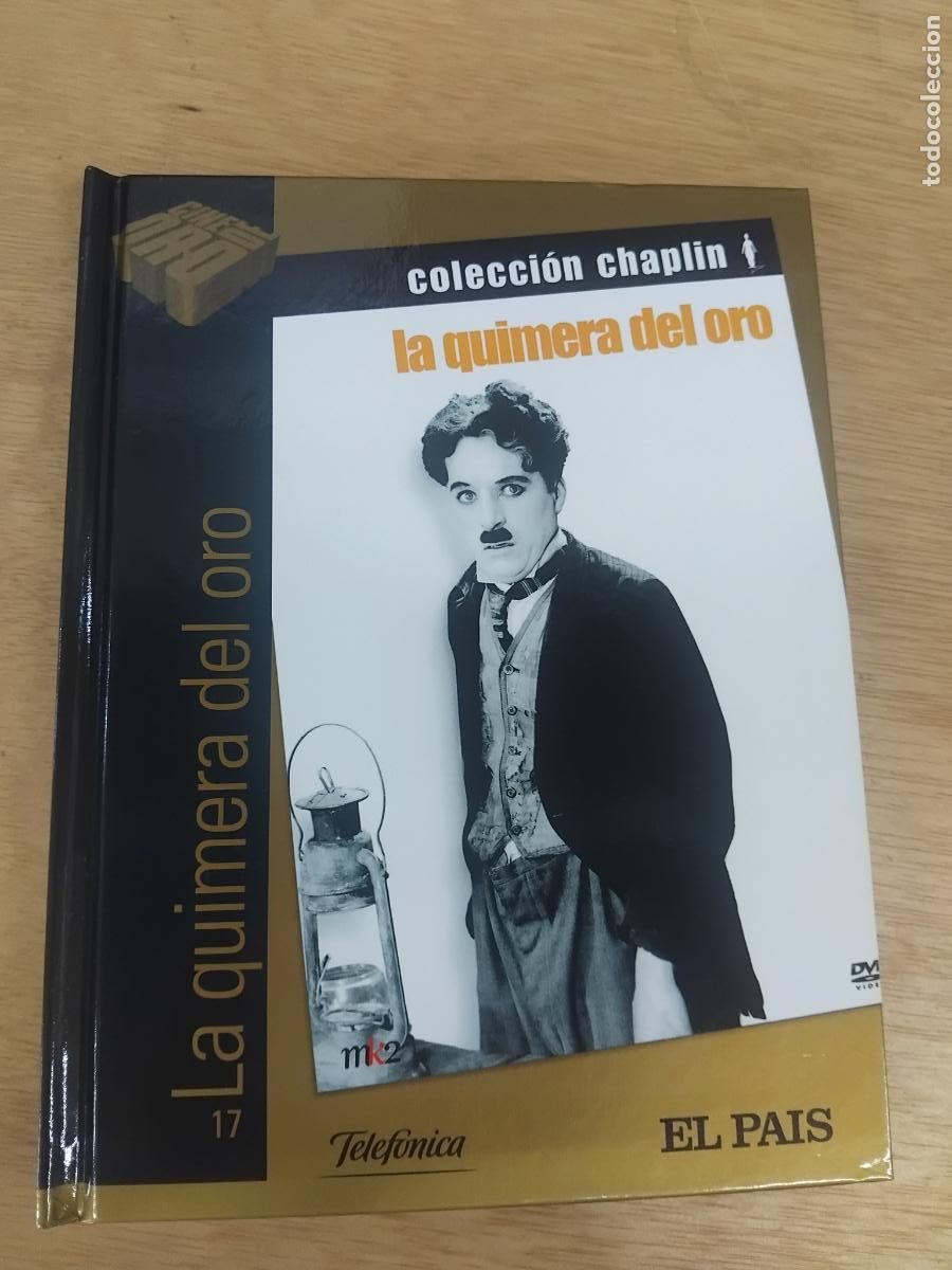 Cine: LA QUIMERA DEL ORO. CHAPLIN .DVD + LIBRITO 60 PAGINAS. TELEFONICA - EL PAIS, CINE DE ORO, N&ordm; 17