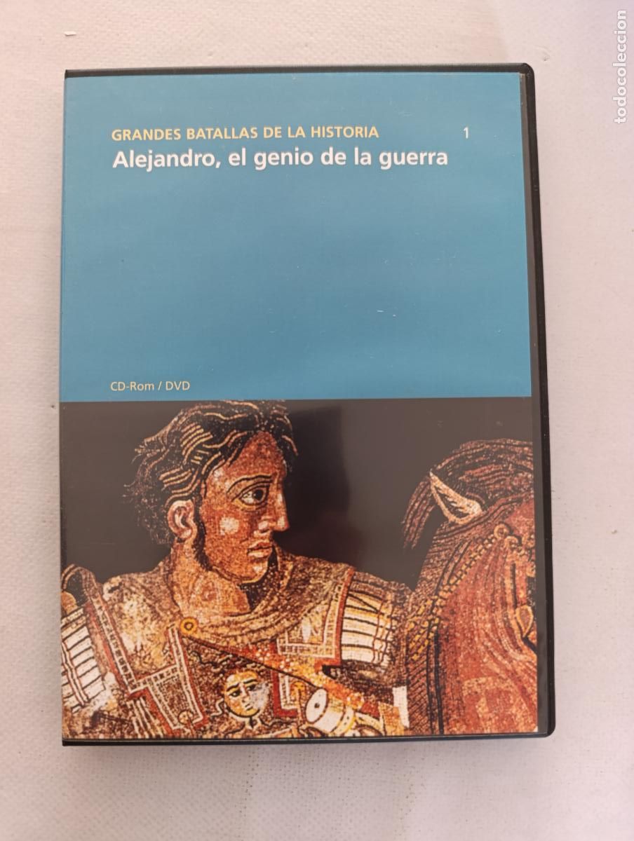 Cine: DVD ALEJANDRO, EL GENIO DE LA GUERRA - GRANDES BATALLAS DE LA HISTORIA N&ordm; 1 (&Ntilde;8)