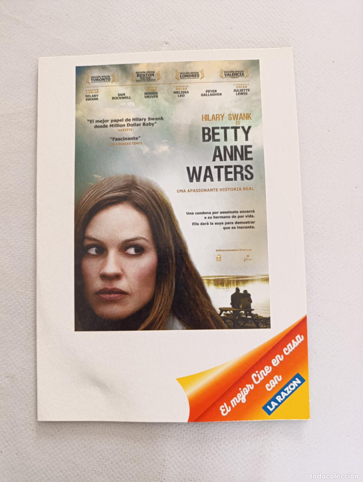 Cine: DVD BETTY ANNE WATERS - HILARY SWANK - FUNDA FINA CARTON (&Ntilde;8)