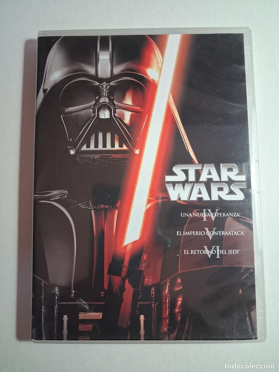 Cine: dvd 3 discos star wars. una nueva esperanza. el imperio contraataca. el retorno del jedi seminuevo