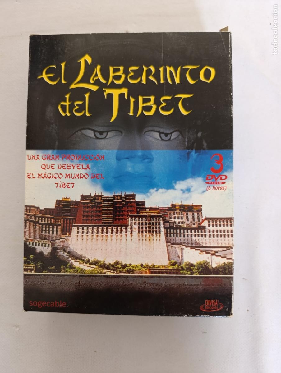 Cine: DVD PACK EL LABERINTO DEL TIBET - 3 DVD'S (6 HORAS) (R8)