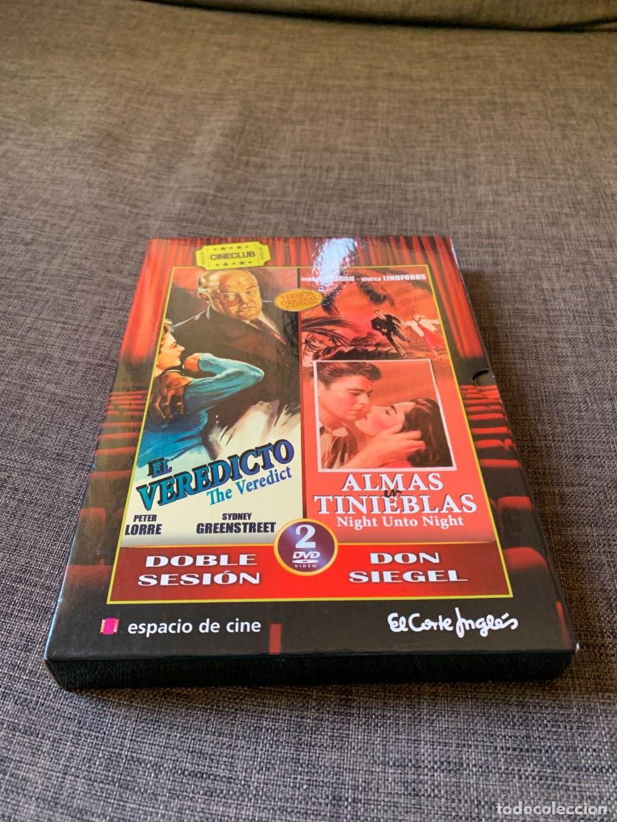 Cine: DOBLE DVD. EL VEREDICTO + ALMAS EN TINIEBLAS. INCLUYE LIBRILLO. BUENA CONSERVACION