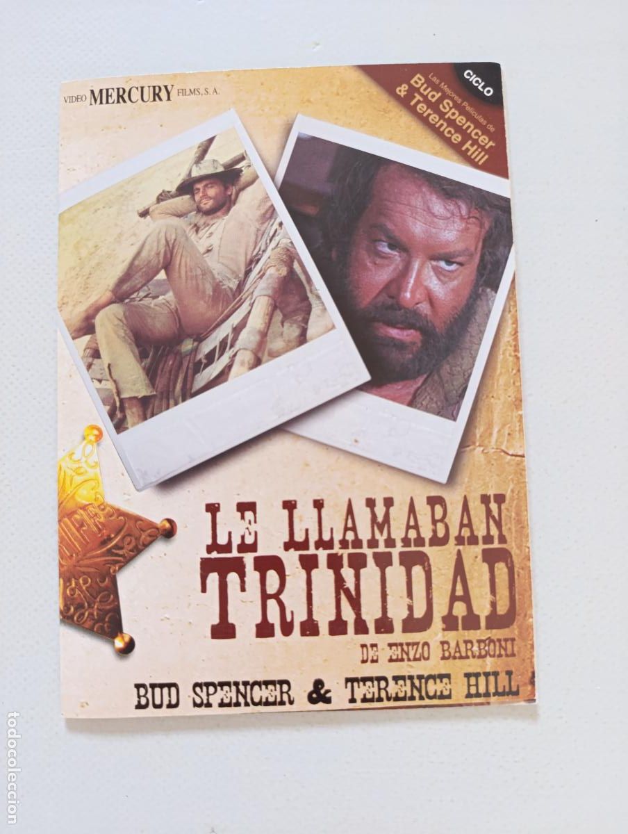 Cine: DVD LE LLAMABAN TRINIDAD - BUD SPENCER & TERENCE HILL - FUNDA FINA CARTON (V8)