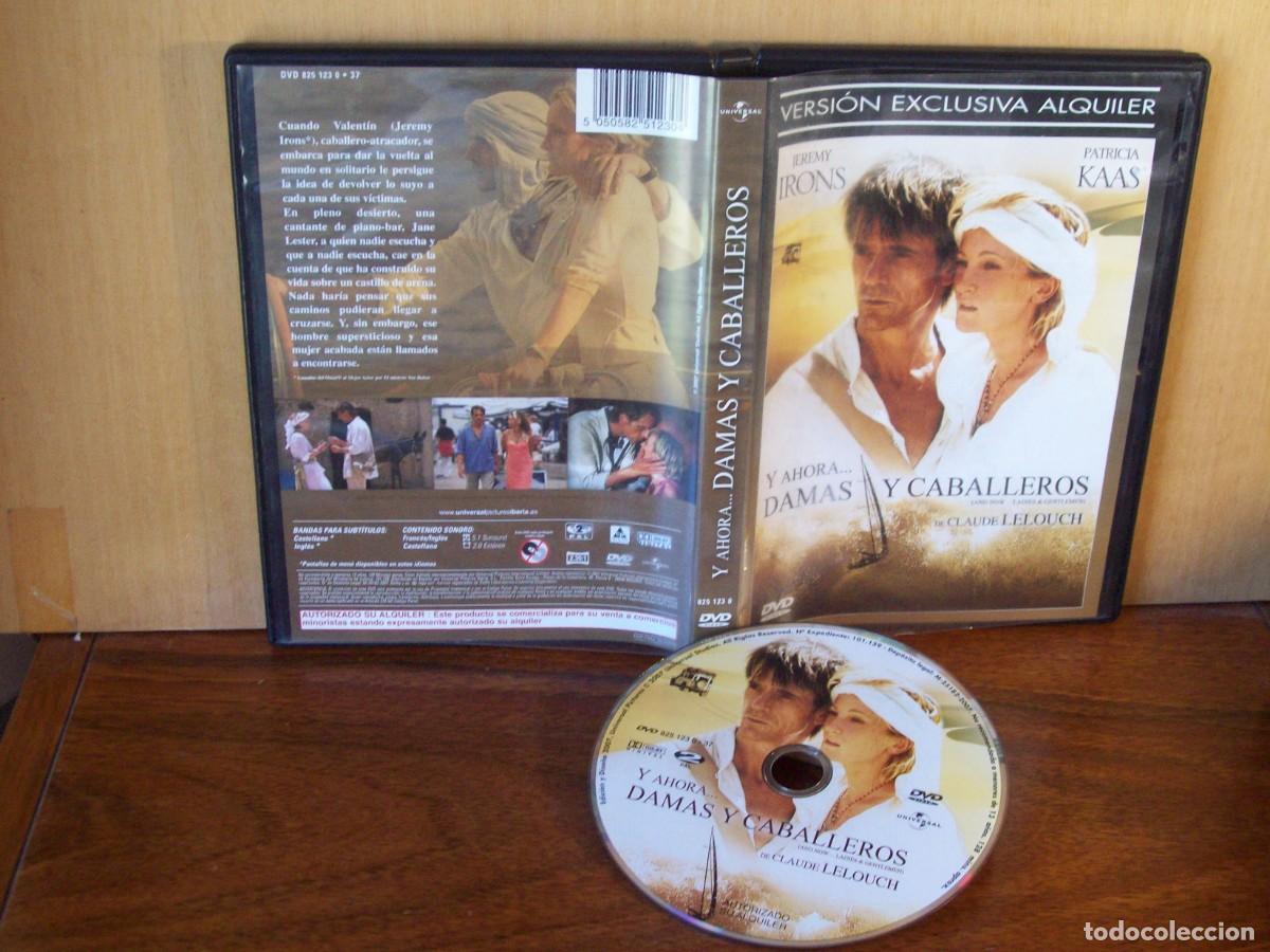 Cine: Y AHORA ......... DAMAS Y CABALLEROS - JEREMY IRONS - PATRICIA KAAS - DVD EDICION ALQUILER