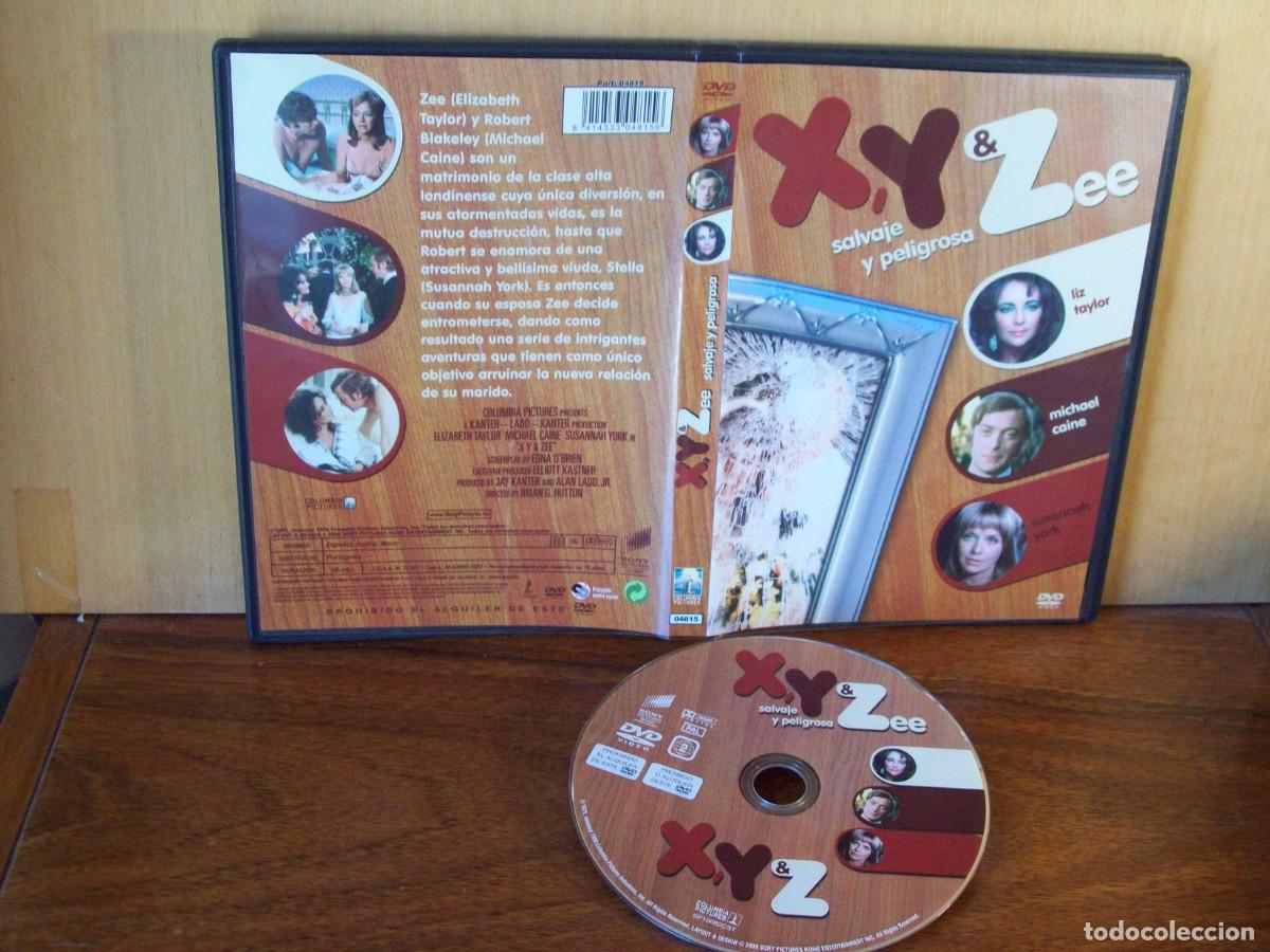 Cine: X, Y & ZEE SALVAJE Y PELIGROSA - LIZ TAYLOR - MICHAEL CAINE - SUSANNAH YORK - DVD