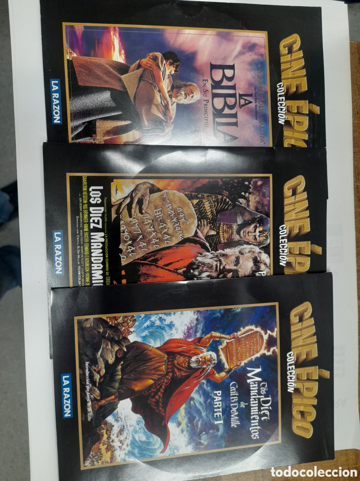 Cine: CINE &Eacute;PICO. Pack 3 Pel&iacute;culas. Los D&iacute;ez Mandamientos Parte l. Los D&iacute;ez Mandamientos Parte ll. La Bibl