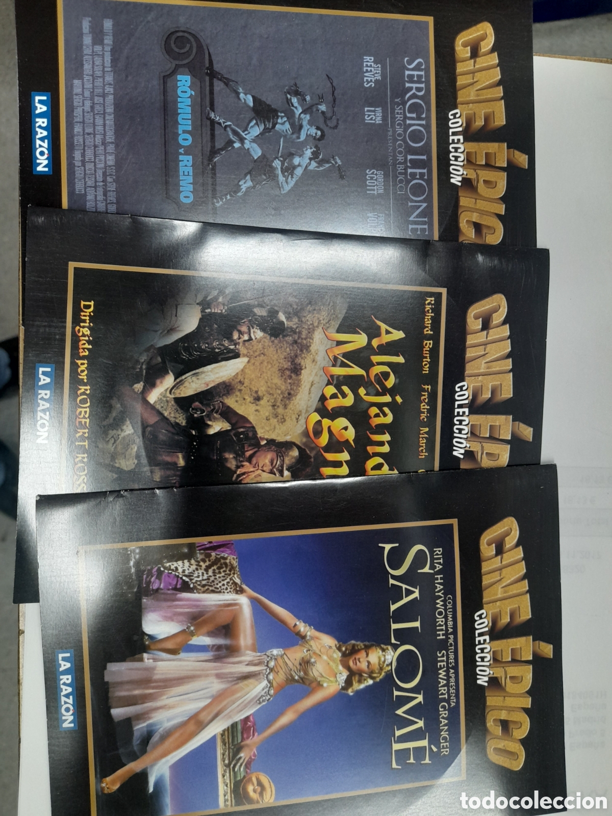 Cine: CINE &Eacute;PICO. Pack 3 Pel&iacute;culas. Salom&eacute;. Alejandro Magno. R&oacute;mulo y Remo.