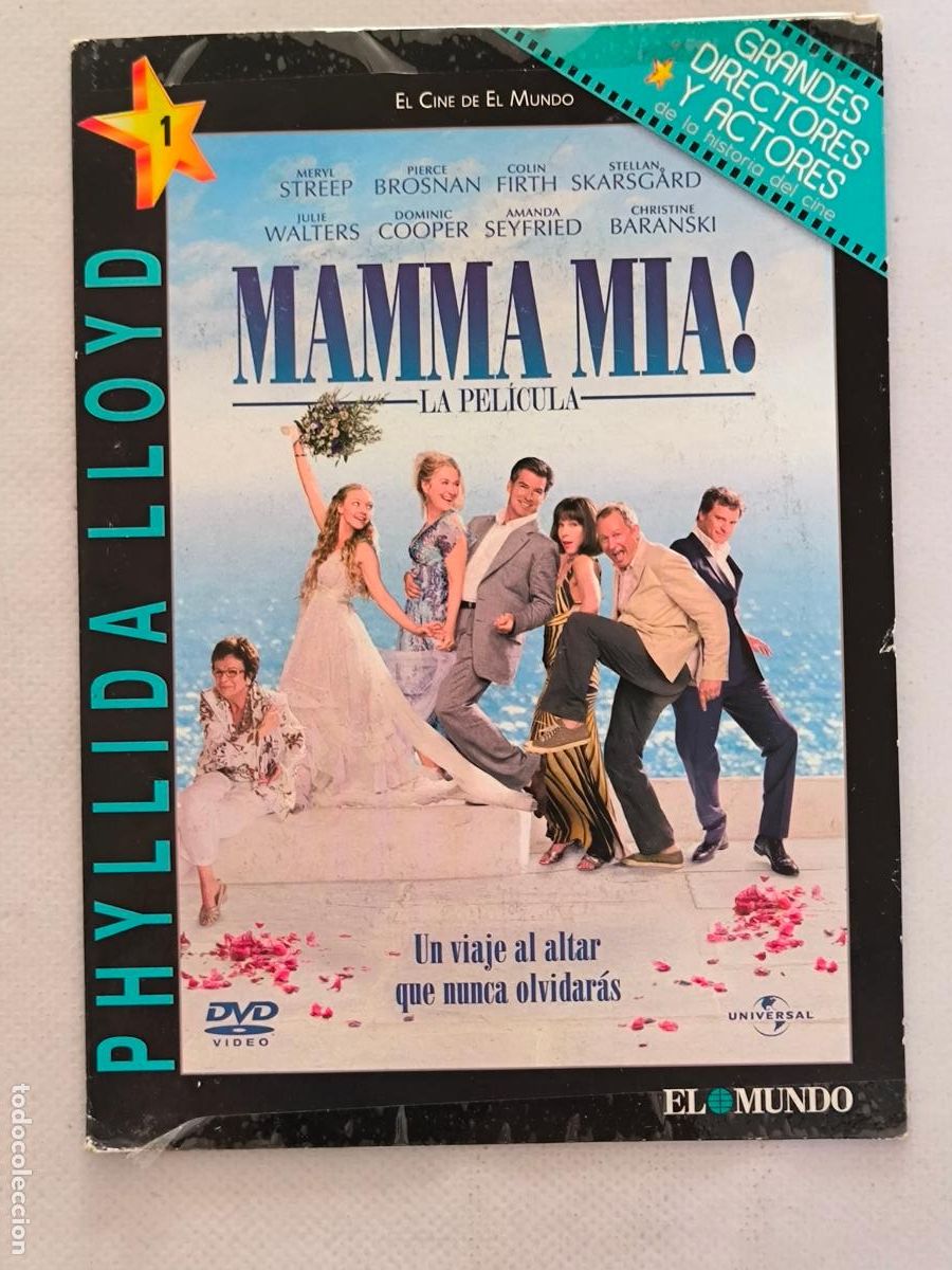 Cine: DVD MAMMA MIA - FUNDA FINA CARTON (5S)