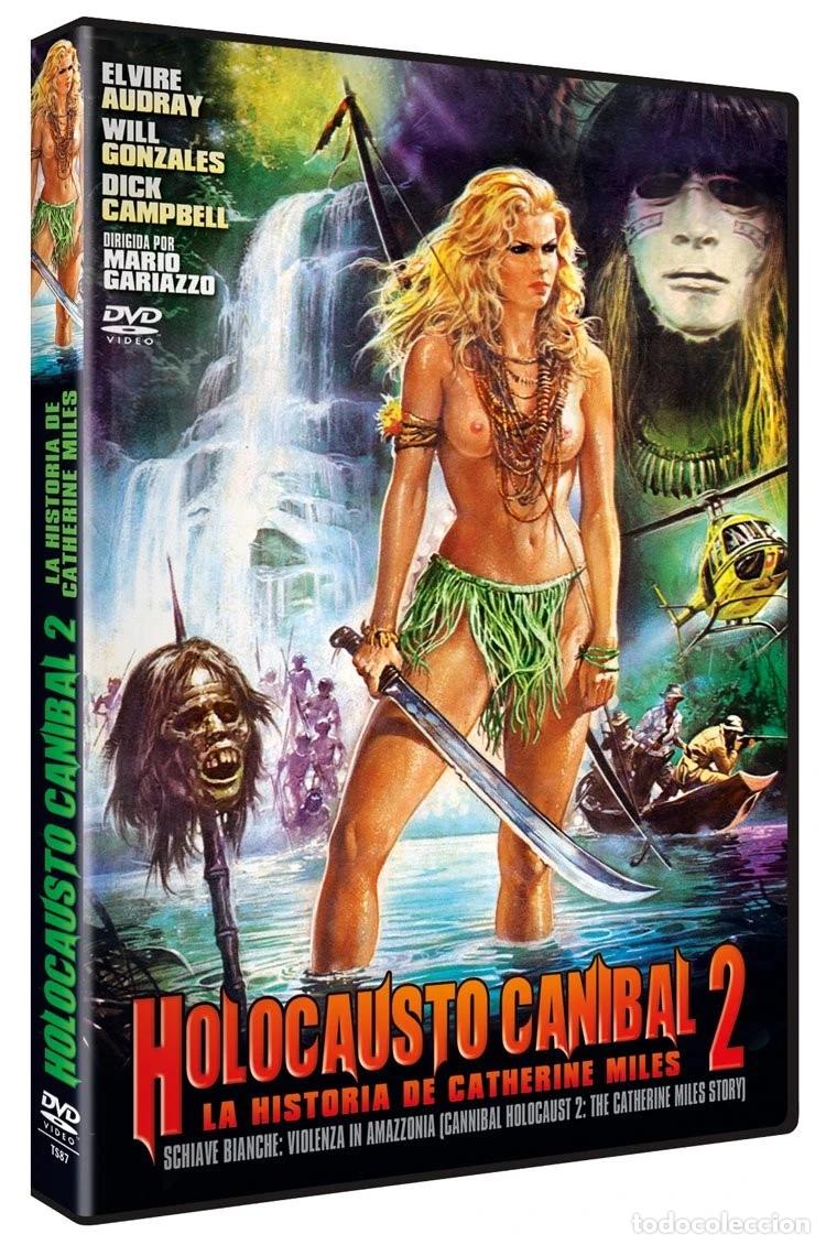 Cine: Holocausto Canibal 2: La historia de Catherine Miles DVD 1985 Schiave bianche: violenza in Amazzoni