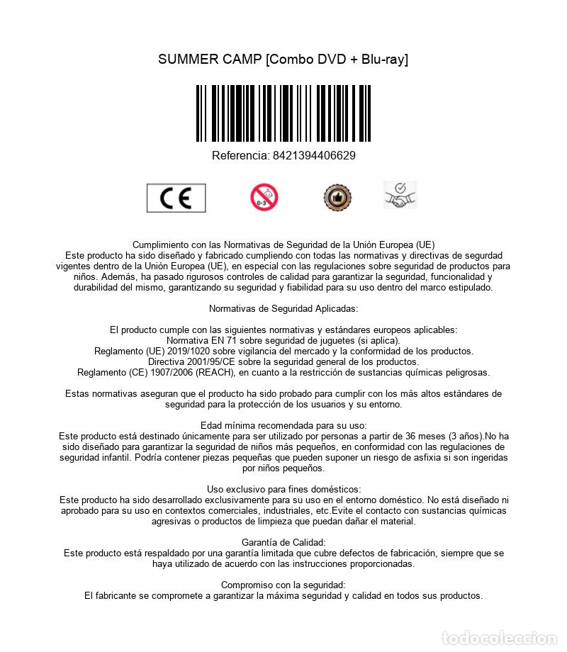 Cine: SUMMER CAMP [Combo DVD + Blu-ray] - Foto 3