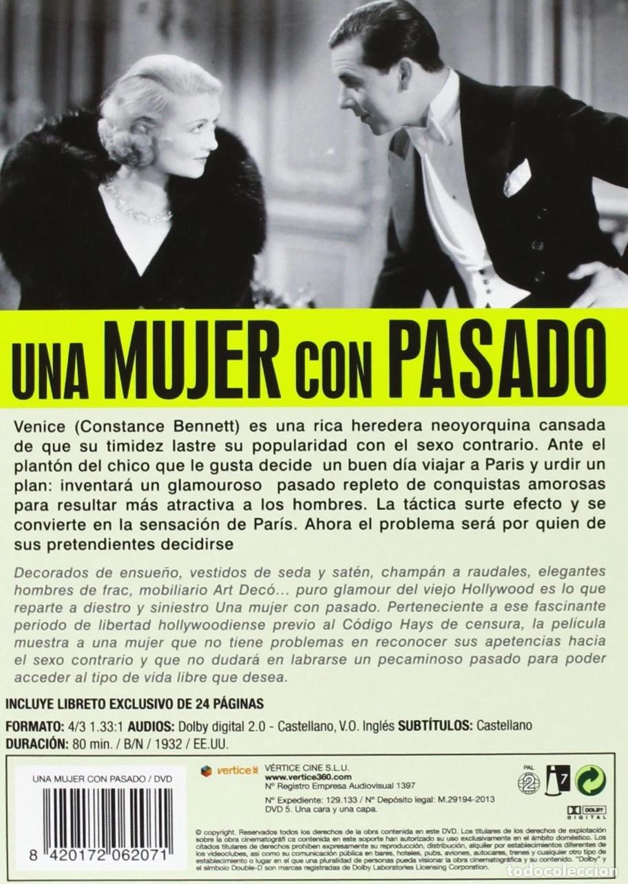Cine: UNA MUJER CON PASADO (DVD) - Foto 2