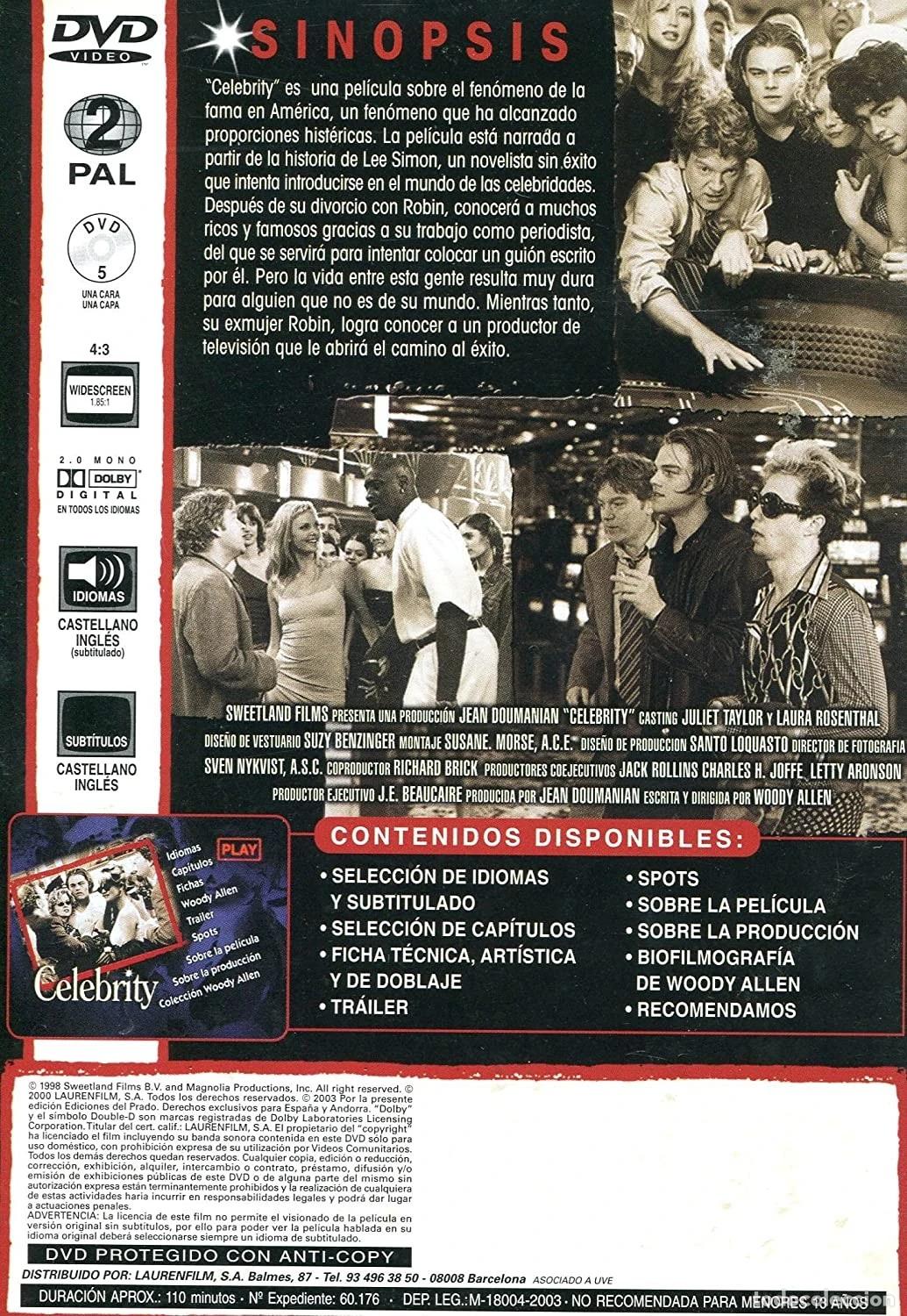 Cine: Celebrity [DVD] - Foto 2