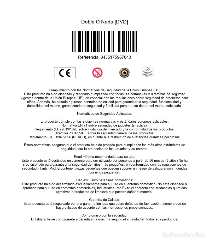 Cine: Doble O Nada [DVD] - Foto 3