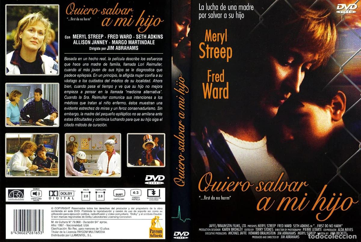 Cine: QUIERO SALVAR A MI HIJO DVD 1997 ...First Do No Harm