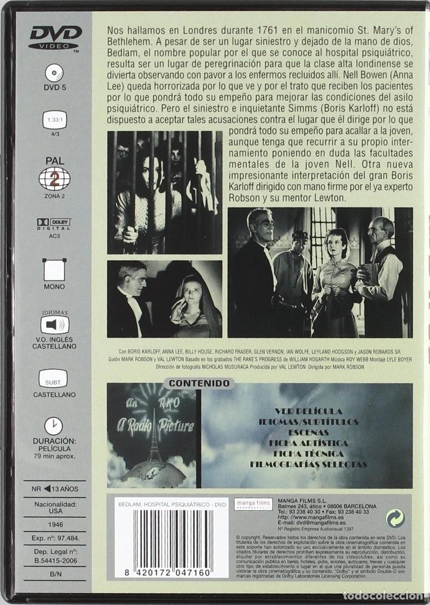 Cine: Bedlam [DVD] - Foto 2