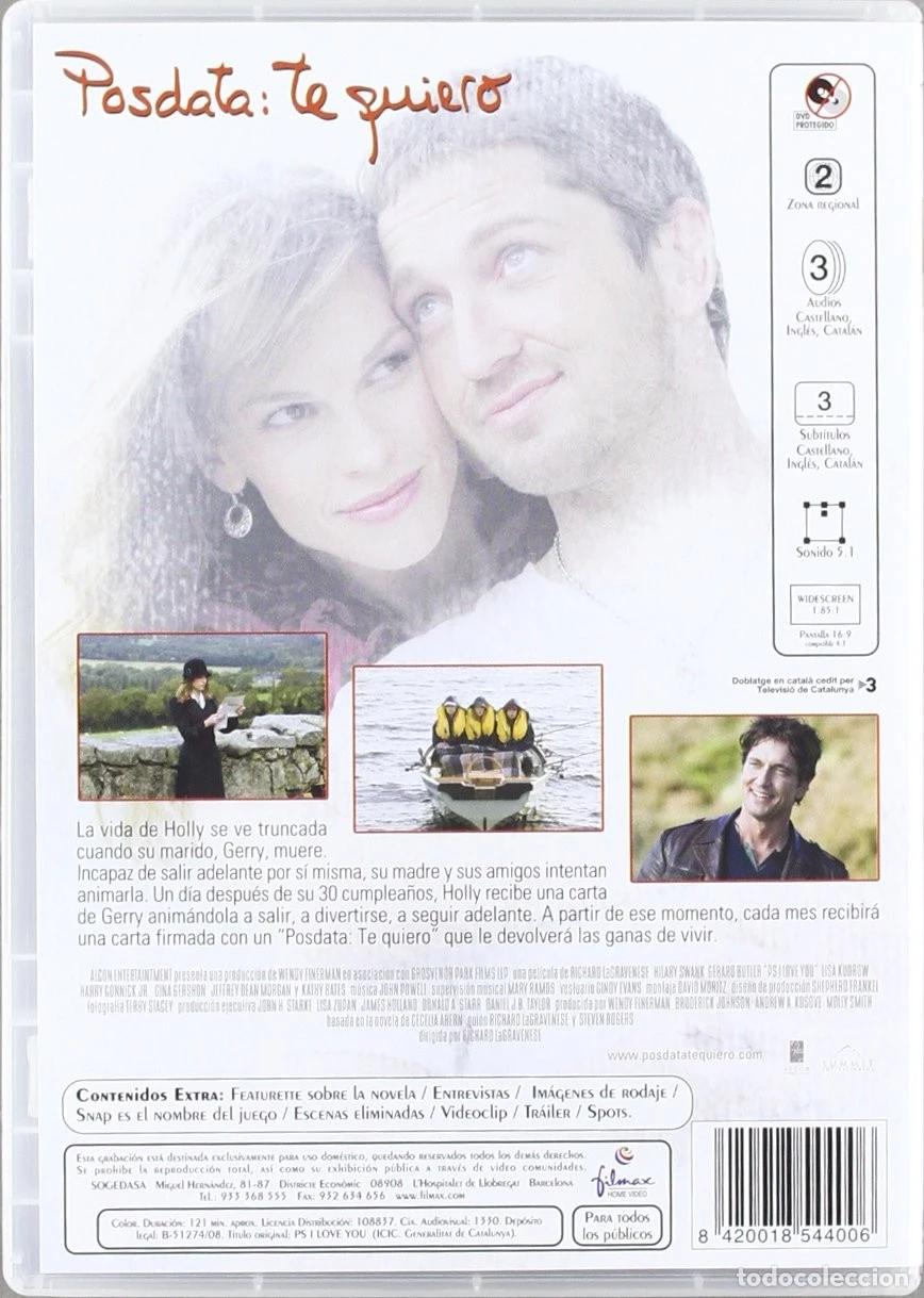 Cine: POSDATA: TE QUIERO (DVD) - Foto 2
