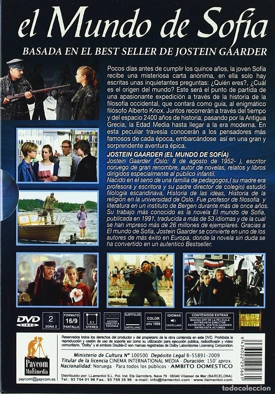 Cine: EL MUNDO DE SOFIA (DVD) - Foto 2