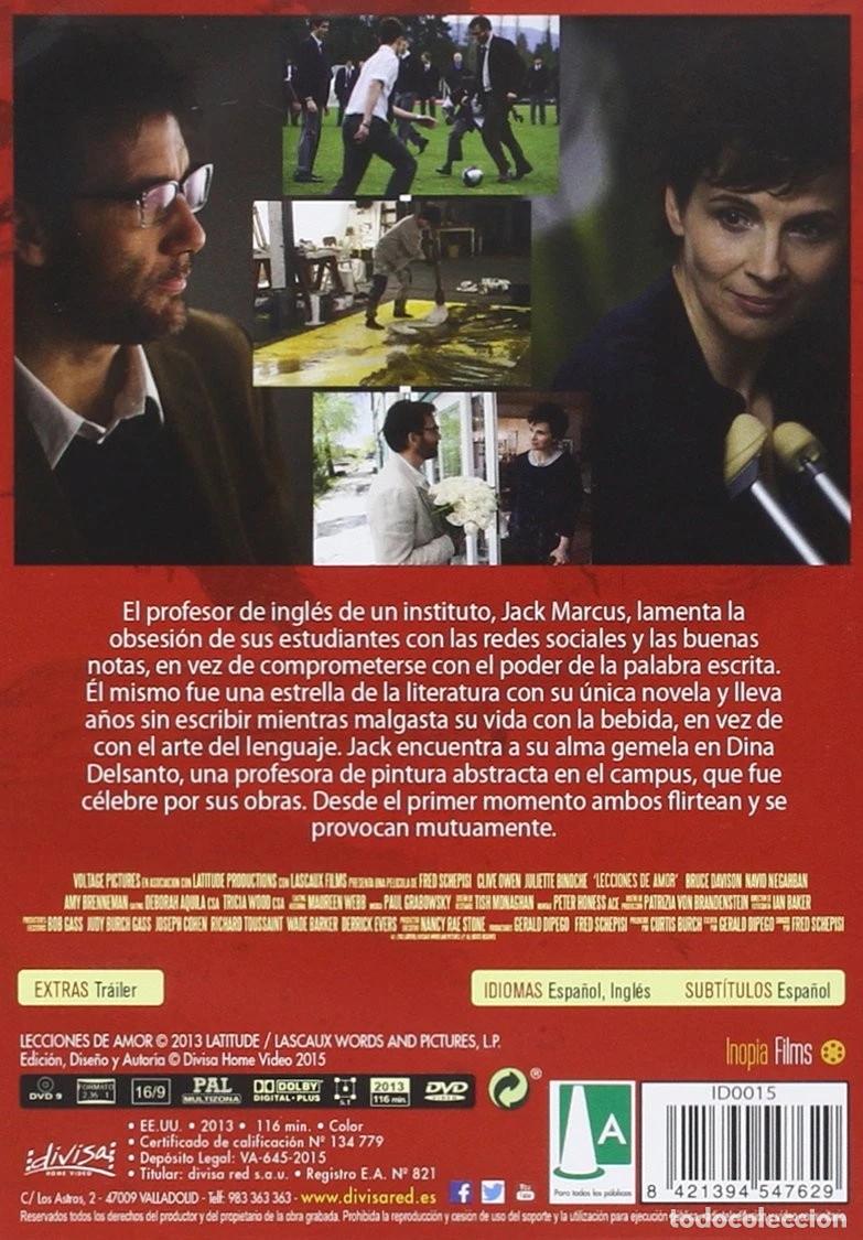 Cine: Lecciones de amor [DVD] - Foto 2