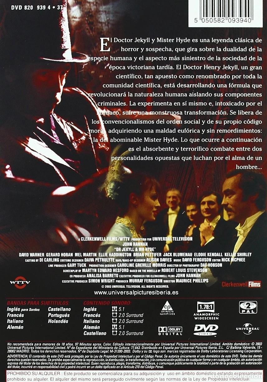Cine: El Dr. Jekyll Y Mr. Hyde [DVD] - Foto 2