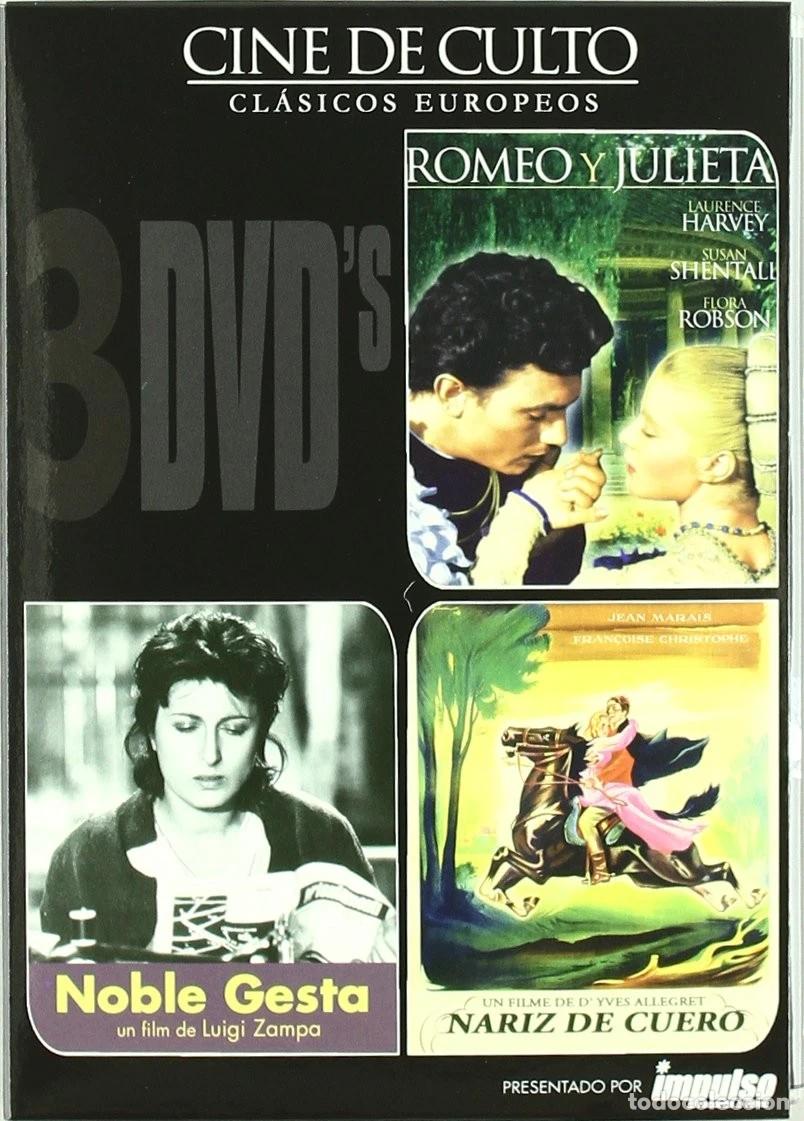 Cine: Romeo y Julieta + Noble gesta + Nar&iacute;z de cuero [DVD]