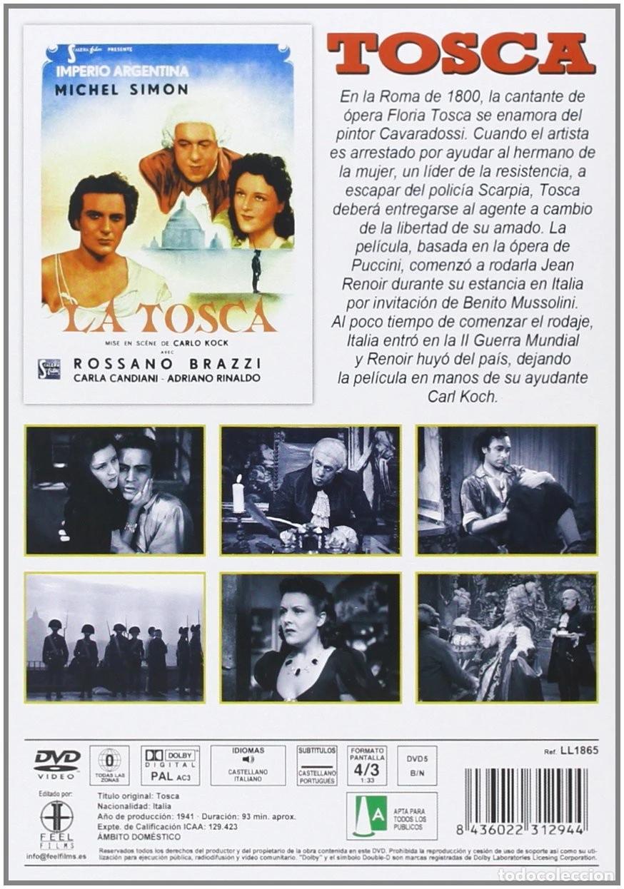 Cine: Tosca [DVD] (1941) - Foto 2