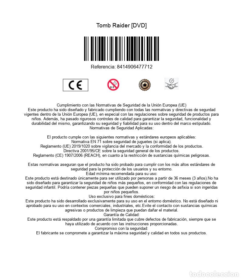 Cine: Tomb Raider [DVD] - Foto 3