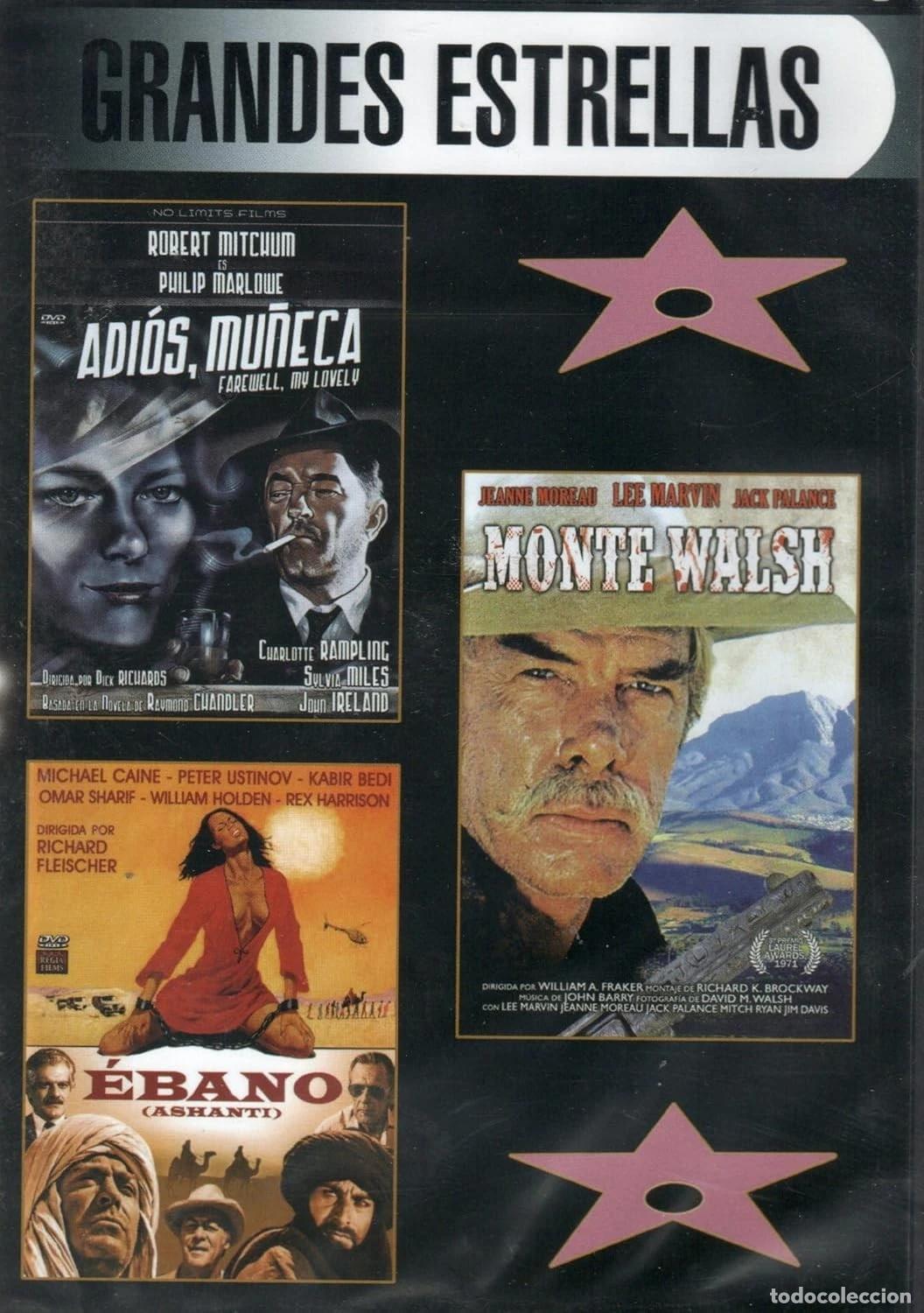 Cine: Adi&oacute;s, Mu&ntilde;eca + Monte Walsh + &Eacute;bano (Edici&oacute;n Slim) [DVD] (1975, 1970, 1979) Farewell, My Lovely + Mo