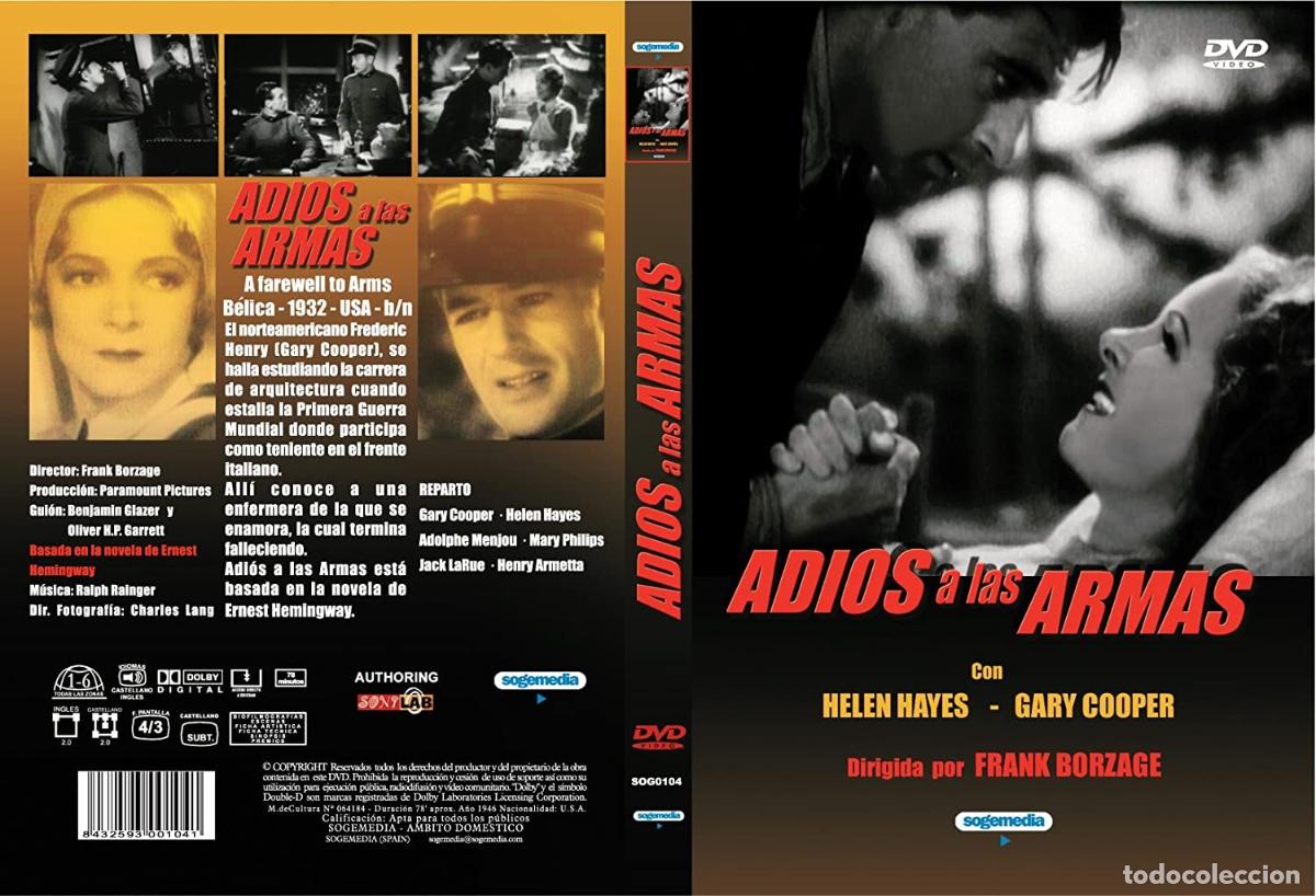 Cinema: ADIOS A LAS ARMAS