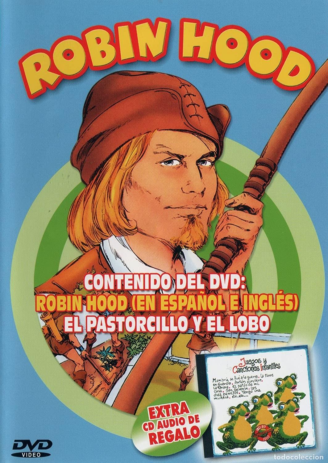 Cinema: Robin Hood, El Pastorcillo y el Lobo + CD Regalo: Juegos y Canciones Infantiles [DVD]