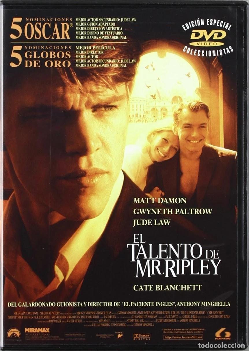 Cinema: EL TALENTO DE MR. RIPLEY (DVD)