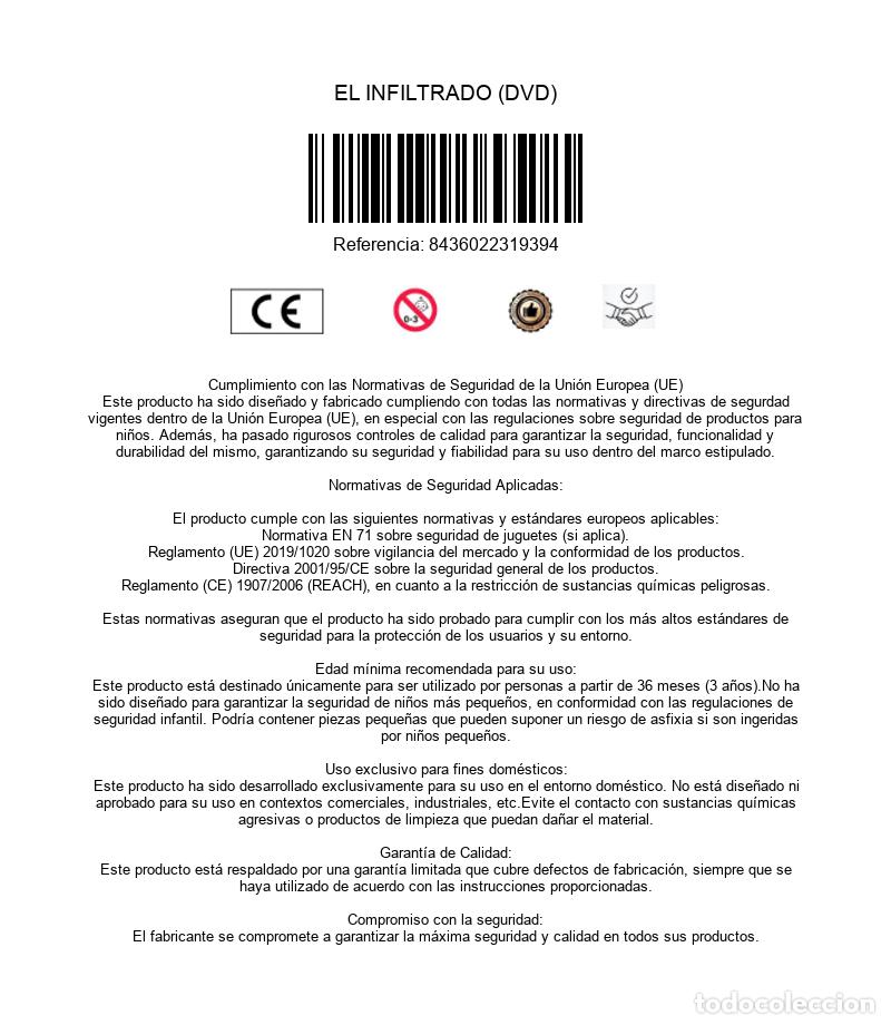 Cine: EL INFILTRADO (DVD) - Foto 3