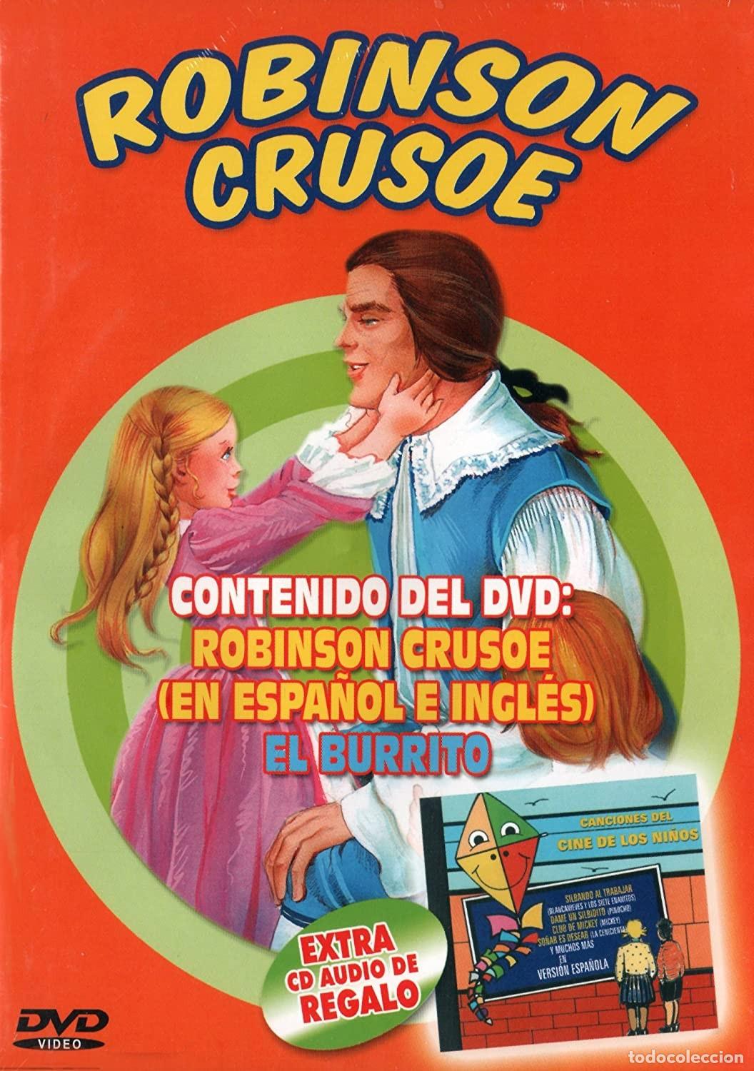 Cine: Robinson Crusoe, El Burrito + CD Regalo: Canciones del Cine de los Ni&ntilde;os [DVD]
