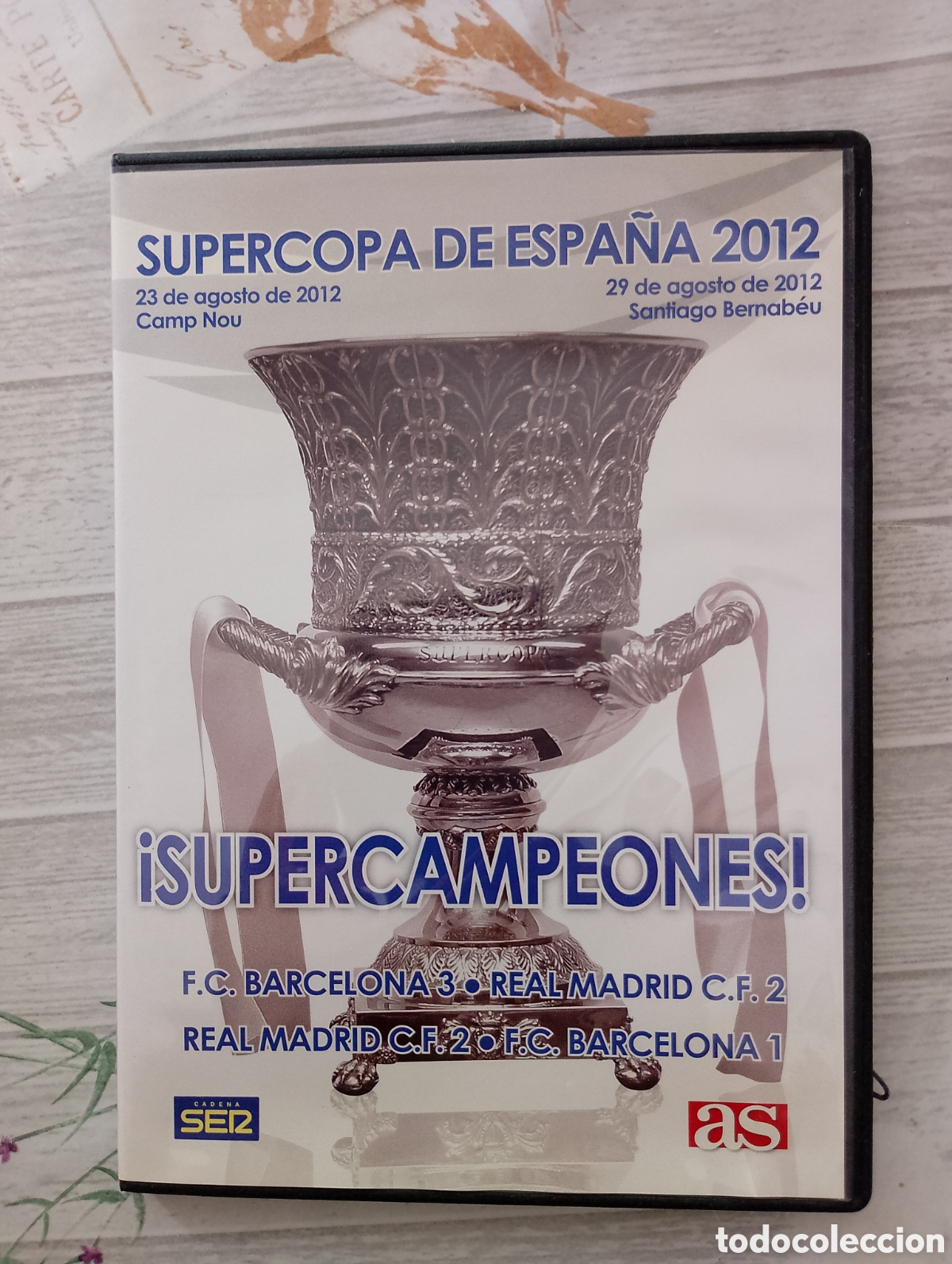 Cine: DVD Supercopa de Espa&ntilde;a 2012. FC Barcelona - Real Madrid
