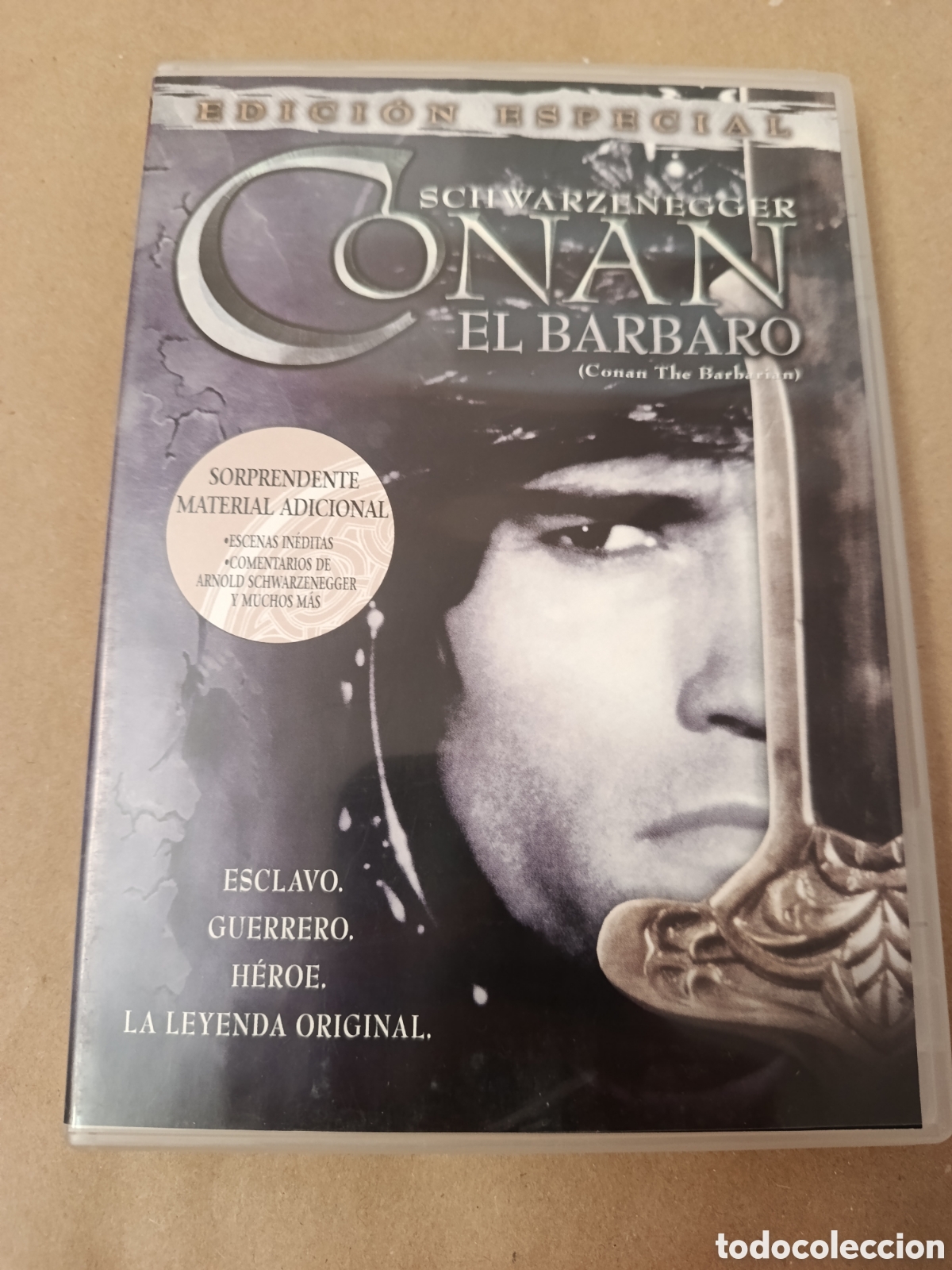 Cinema: Dvd. Conan el B&aacute;rbaro. Edici&oacute;n Especial. Con Arnold Schwarzenegger.