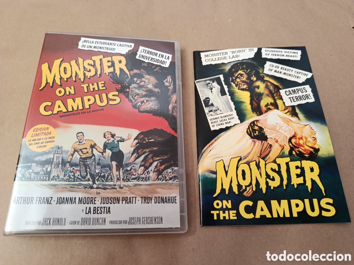 Cinema: Dvd. Monster on the Campus. L&rsquo;Atelier LA 048. Descatalogado.