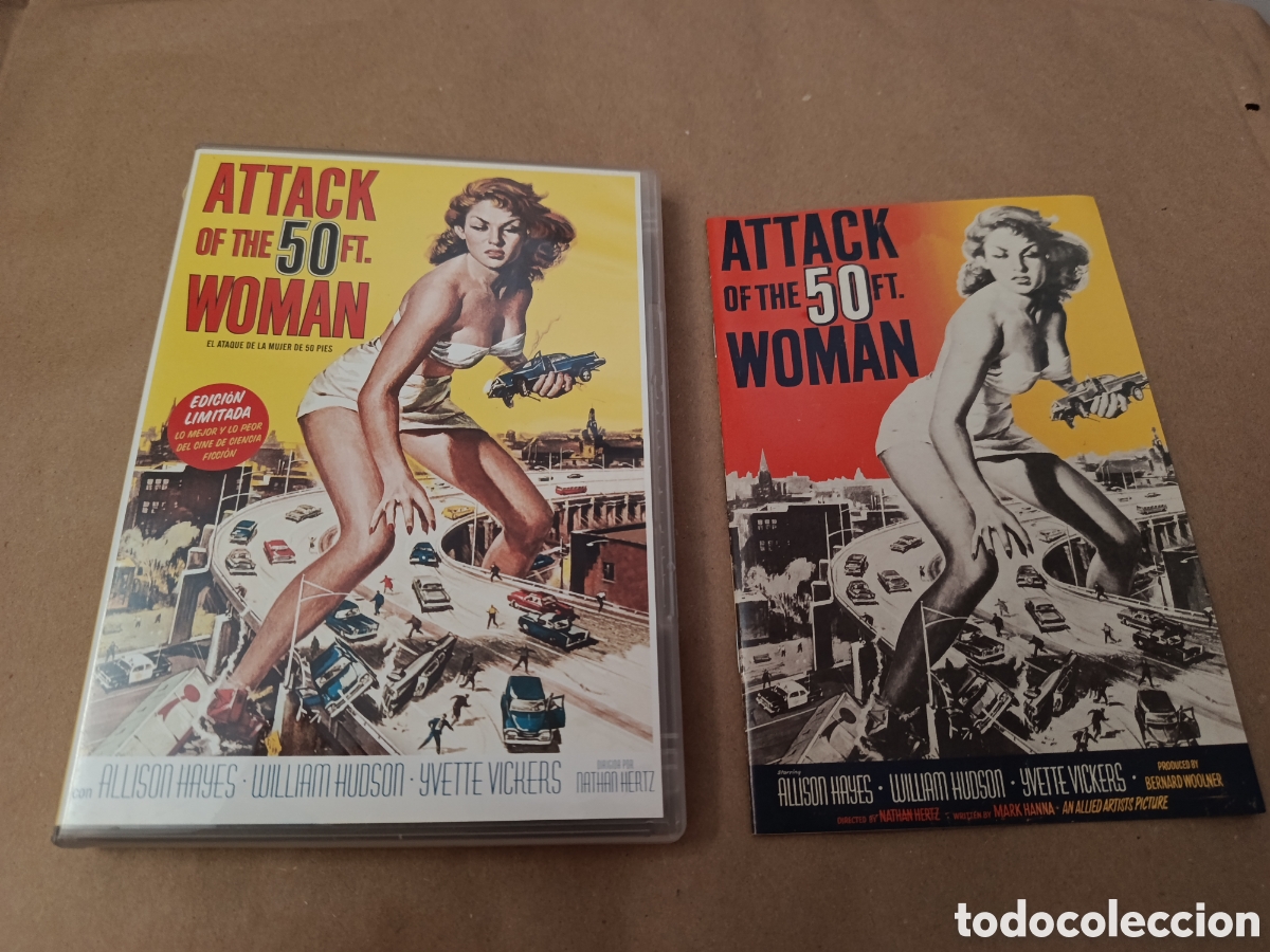 Cinema: Dvd. Attack of the 50ft. Woman. De culto. L&rsquo;Atelier LA 050. Descatalogado.