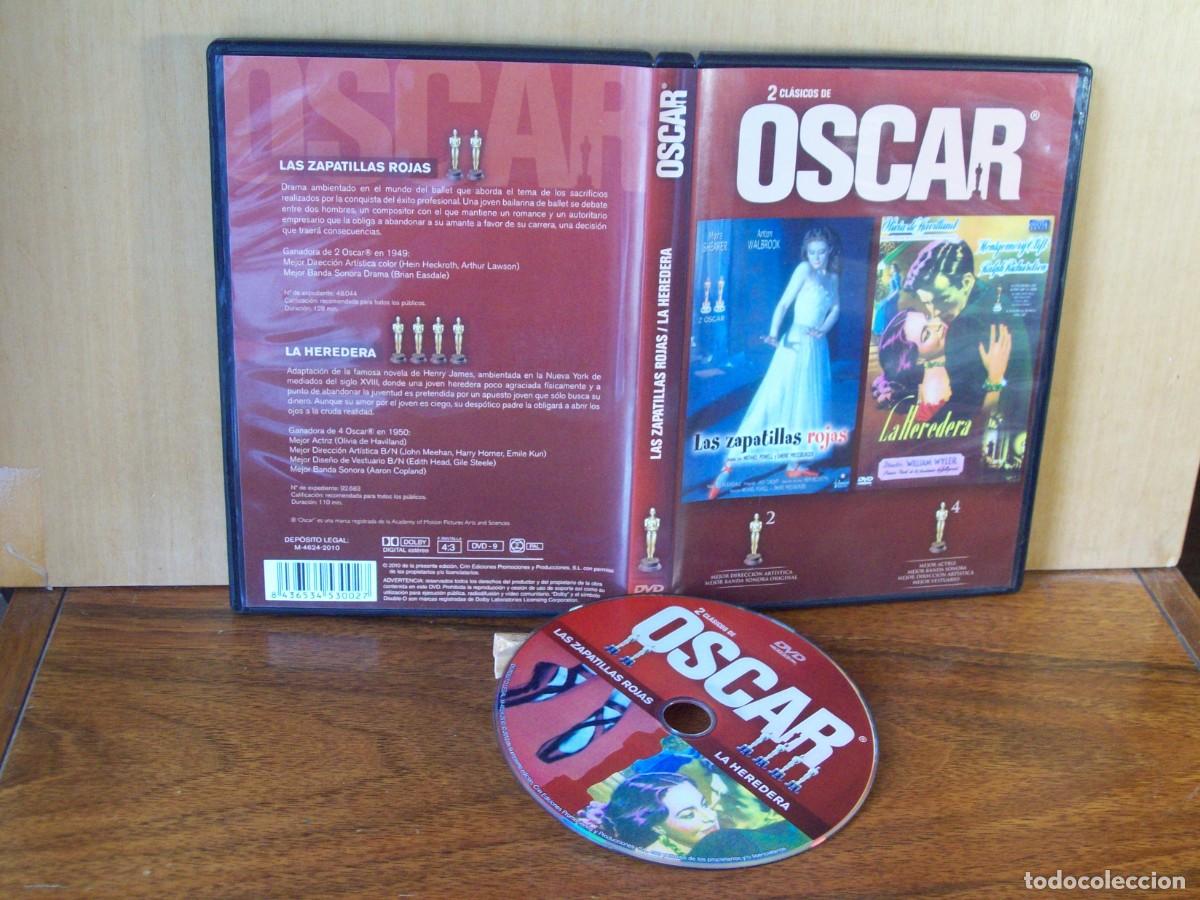 Cine: LAS ZAPATILLAS ROJAS DE MICHAEL POWELL + LA HEREDERA DE WILLIAM WILER - 1 SOLO DVD