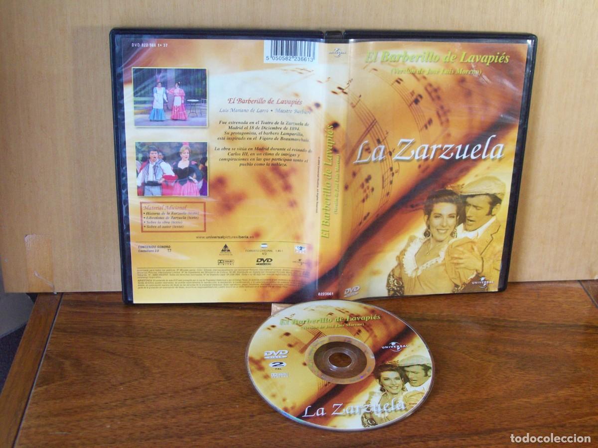 Cine: LA ZARZUELA - EL BARBERILLO DE LAVAPIES - VERSION DE JOSE LUIS MORENO - DVD