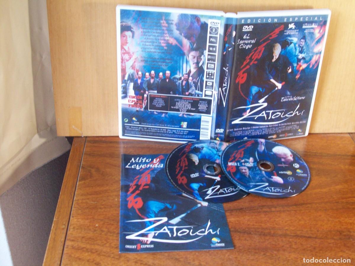 Cine: ZATOICHI .(EL SAMURAI CIEGO -BEA TAKESHI - TADANOBU ASANO - DOBLE DVD EDICION ESPECIAL