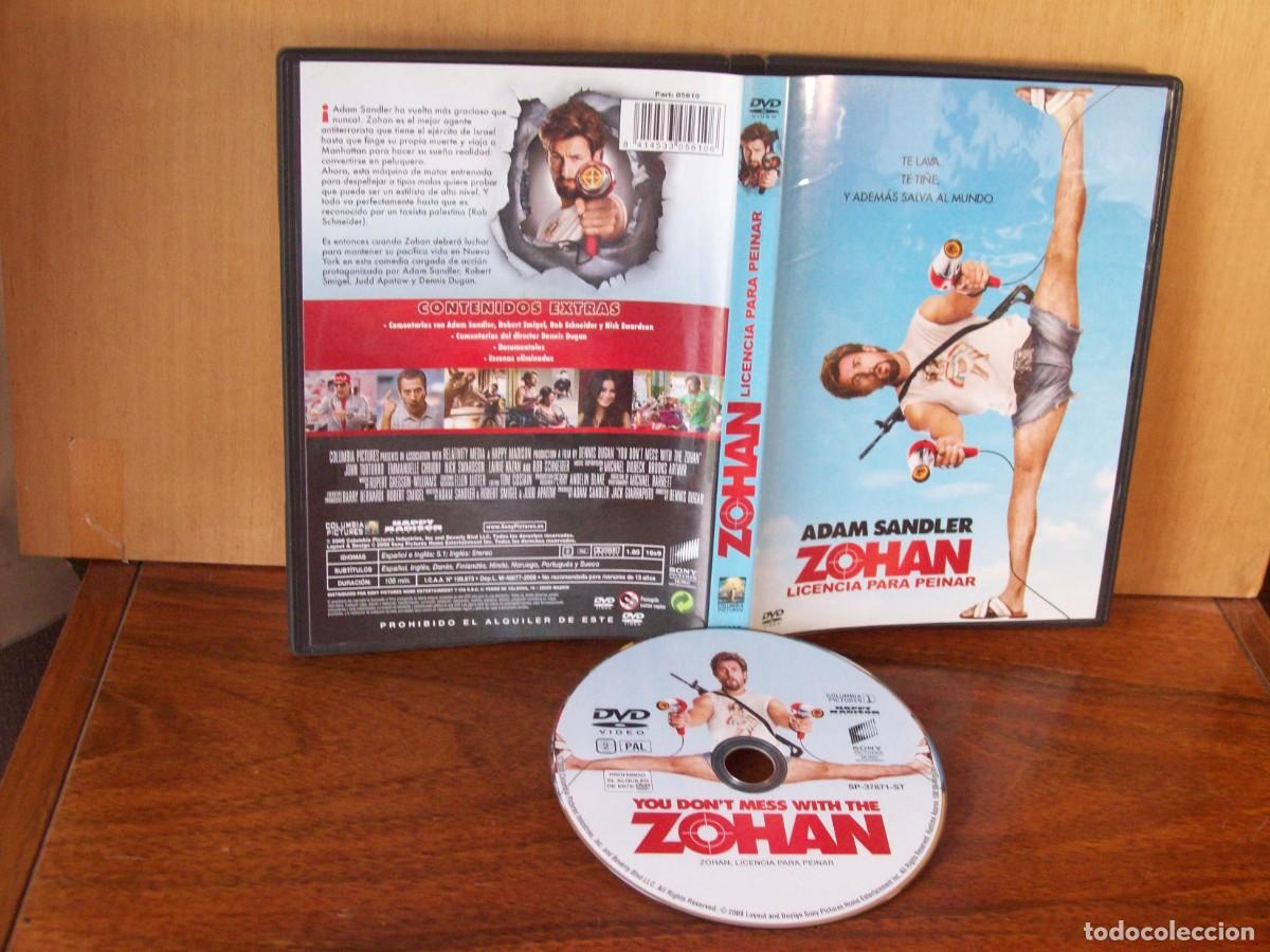 Cine: ZOHAN (LICENCIA PARA PEINAR) - ADAM SANDLER - JOHN TURTURRO - EMMANUELLE CHRIQUI - DVD