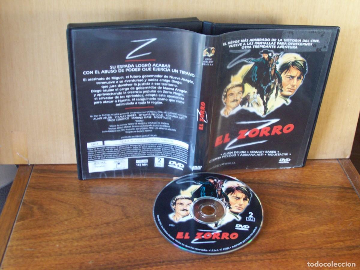 Cine: EL ZORRO -ALAIN DELON STANLEY BAKER - OTTAVIA PICCOLO - ADRIANA ASTI - DVD