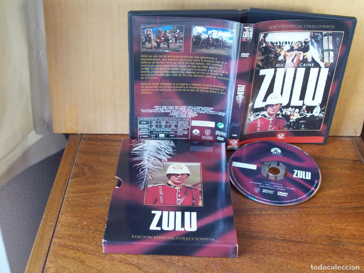Cine: ZULU - MICHAEL CAINE - STANLEY BAKER - JAMES BOOTH - DVD EDICION ESPECIAL EN ESTUCHE DE CARTON