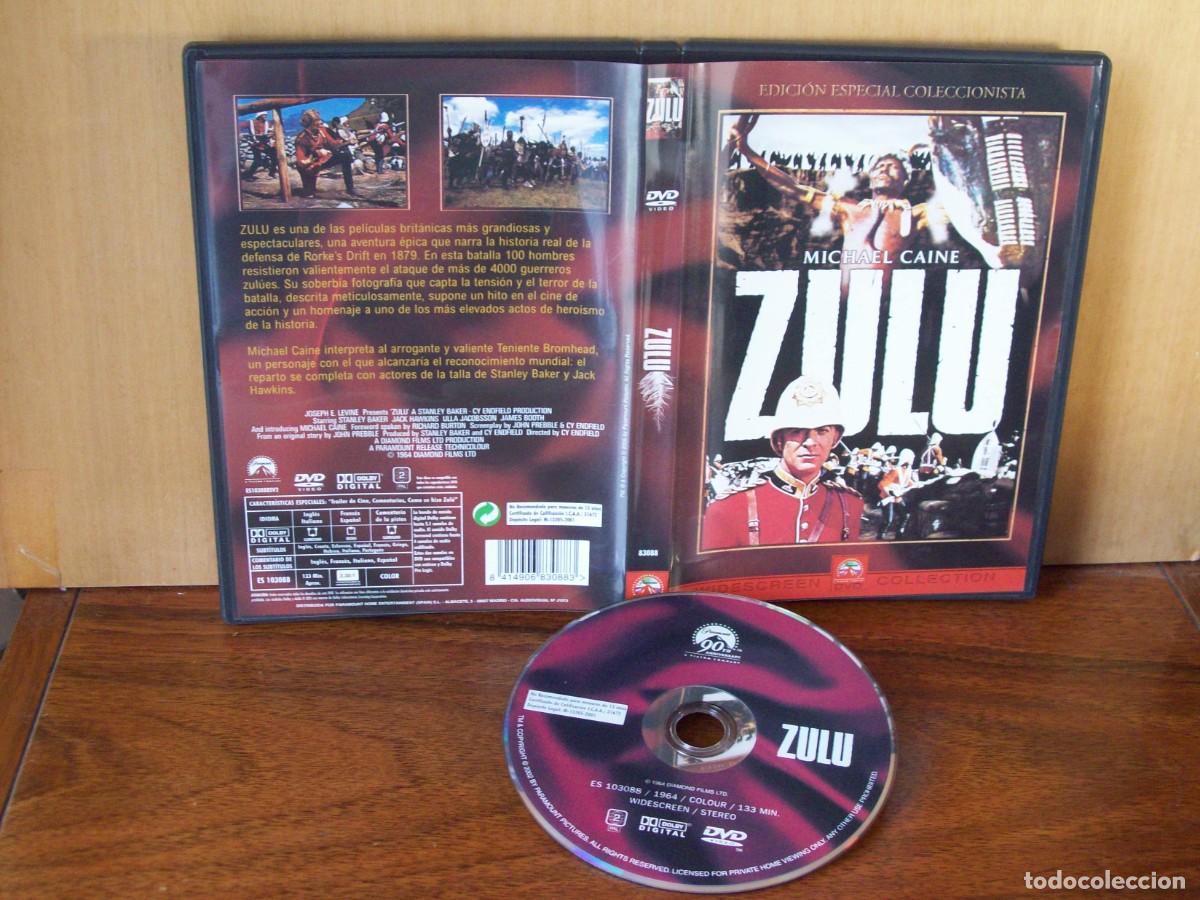 Cine: ZULU - MICHAEL CAINE - STANLEY BAKER -JACK HAWKINS - DVD EDICION ESPECIAL COLECCIONISTA