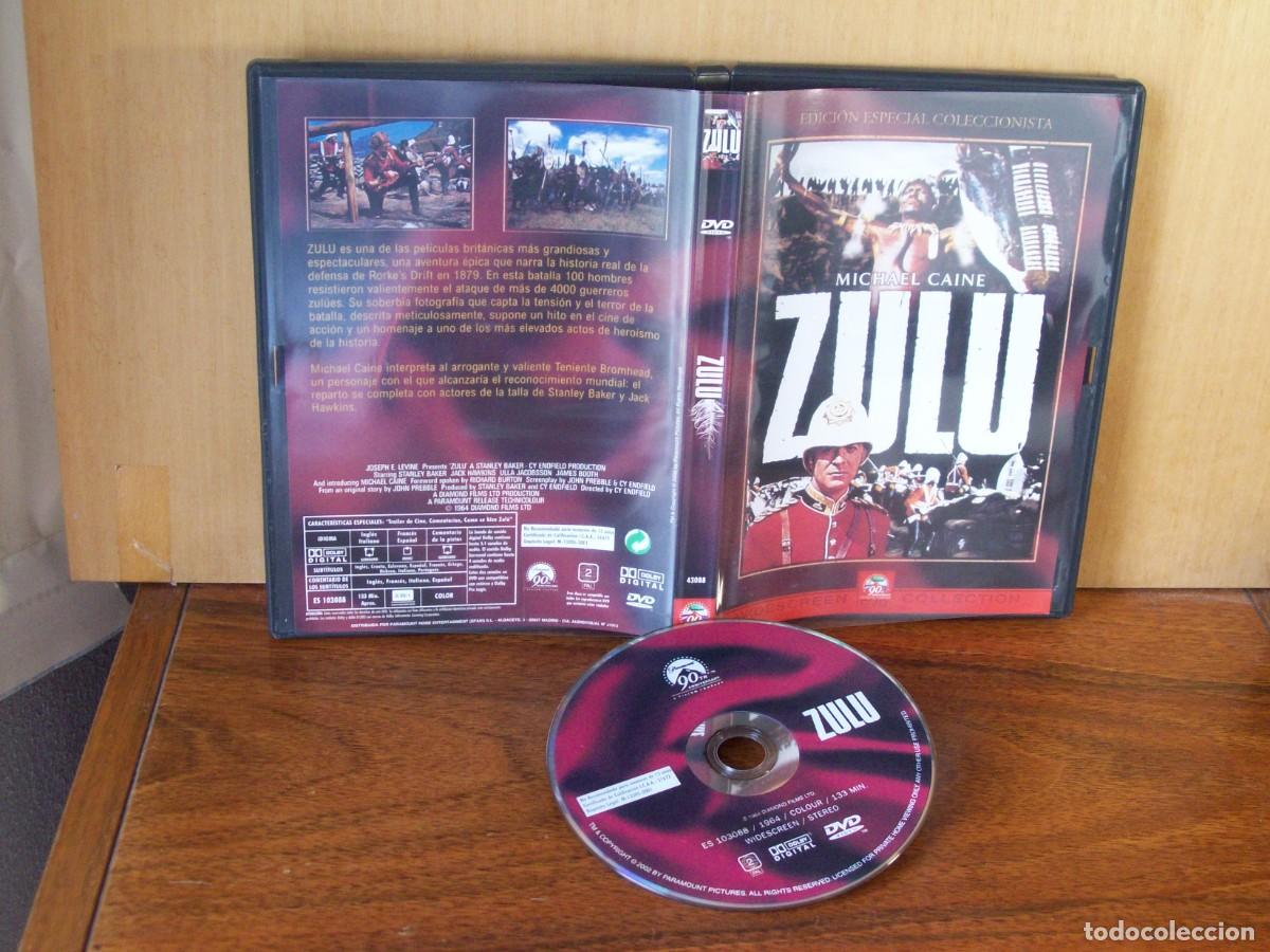 Cine: ZULU - MICHAEL CAINE -STANLEY BAKER - JACK HAWKINS - DVD EDICION ESPECIAL COLECCIONISTA
