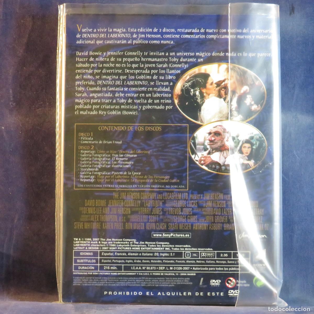 Cine: DENTRO DEL LABERINTO - DVD - Foto 2